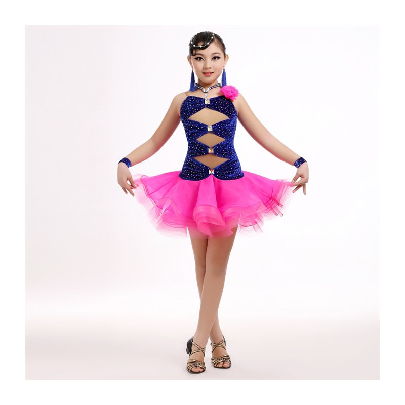 YLF0010    Children Latin dance Dress