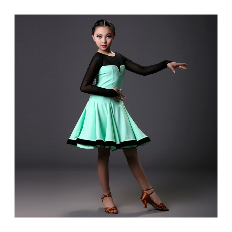YLF0011   Children Latin dance Dress