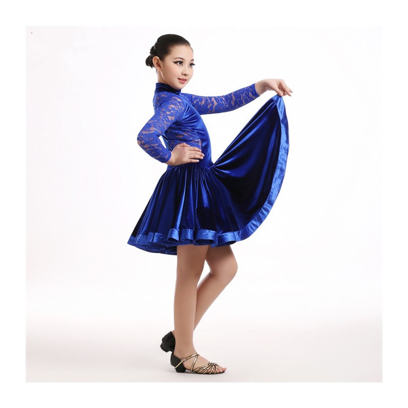 YLF0032   Children Latin dance Dress