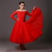 YLF0041   Children Ballroom  dance Dress