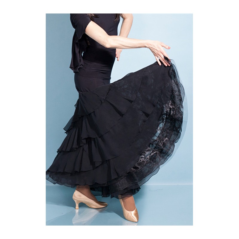HS16013  Ballroom dance Skirt